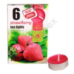 EPER teamécses, illatgyertya 6 db-os (STRAWBERRY)
