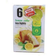LEMON CAKE teamécses, illatgyertya 6 db-os