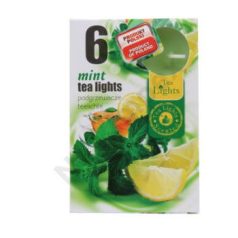 MENTA teamécses, illatgyertya 6 db-os
