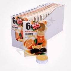 NARANCS-VANILLIA teamécses, illatgyertya 6 db-os