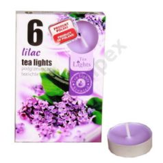 ORGONA teamécses, illatgyertya 6 db-os (LILAC)