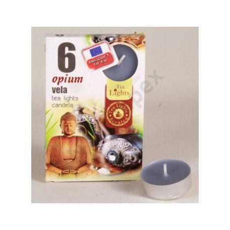OPIUM Teamécses illatgyertya A6 6db-os