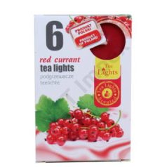 RIBIZLI Teamécses, illatgyertya A6 6db-os (RED CURRANT)