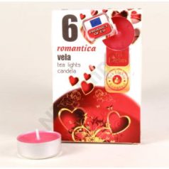 ROMANTICA teamécses, illatgyertya 6 db-os