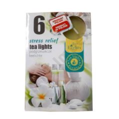  STRESSZOLDÓ teamécses, illatgyertya 6 db-os (STRESS RELIEVING)