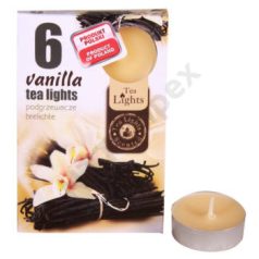 VANILLIA teamécses, illatgyertya 6 db-os