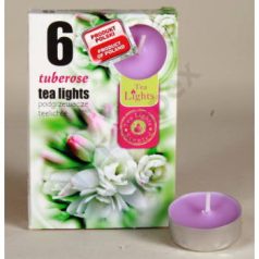 TUBARÓZSA Teamécses illatgyertya A6 6db-os