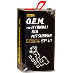   MANNOL TYPE SP-III/METAL 4L 8209 fémdobozos OEM  KIA/HYU VÁLTÓOLAJ