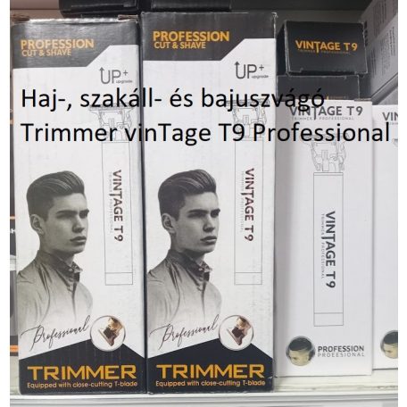 Haj-, szakáll- és bajuszvágó Trimmer vinTage T9 Professional