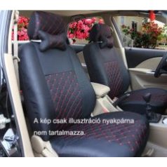 Univerzális fekete steppelt üléshuzat szett UL-AG23002BK