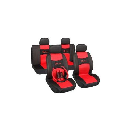 Univerzális üléshuzat UL-AG28505BKR piros -fekete