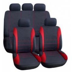 Univerzális üléshuzat UL-TY1842BK/R piros -fekete