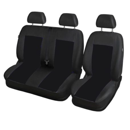 Furgon üléshuzat, 1+2 fekete színű (Kister autó üléshuzat )