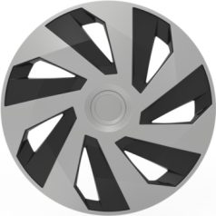 13" Vector Silver & Black