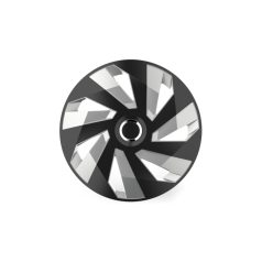 13" Vector Ring Chrome Black & Silver