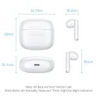 Bluetooth fülhallgató  Vezeték nélküli Vention E03 Elf earbuds (Fekete, Fehér, Lila, Rózsaszín, Kék)