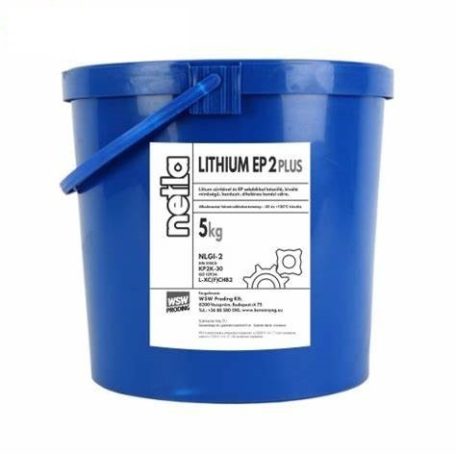 EP2 Lithium Zsír 5 kg ( Netla Lithium EP2 PLUS ) (1 kartonban 4 db van )