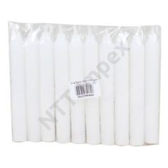 Asztali gyertya Fehér 10db/cs. 