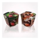 Bartek poharas gyertya 115g Choco több féle illatban választható