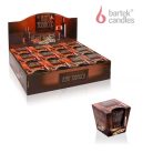 Bartek poharas gyertya 115g Choco több féle illatban választható