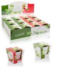 Bartek poharas gyertya 115g Choco több féle illatban választható