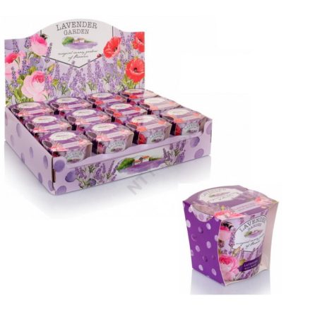 Bartek poharas gyertya 115g Choco több féle illatban választható