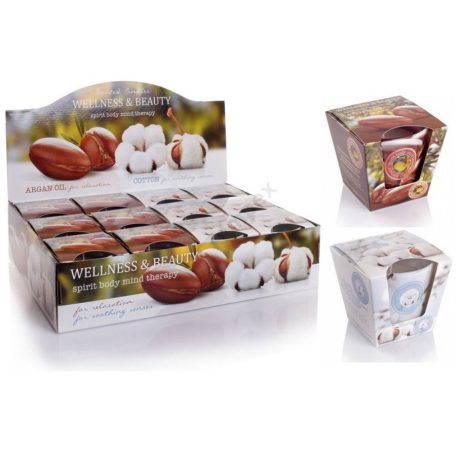 Bartek poharas gyertya 115g Choco több féle illatban választható