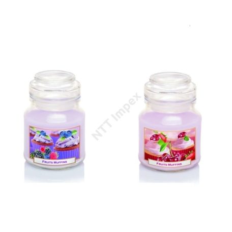 Bartek Üveg tetős gyertya 130g több féle illatból választható