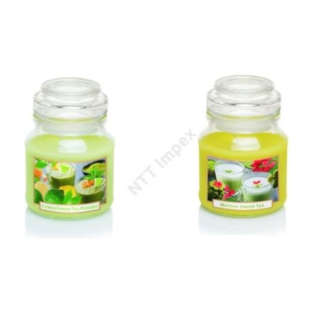 Bartek Üveg tetős gyertya 130g több féle illatból választható