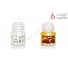 Bartek Üveg tetős gyertya 130g több féle illatból választható
