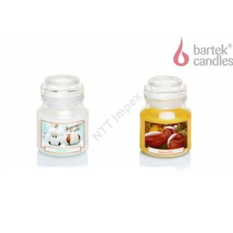 Bartek Üveg tetős gyertya 130g több féle illatból választható