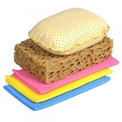 Autómosó szivacs+törlőkendő+Autómosó kefe