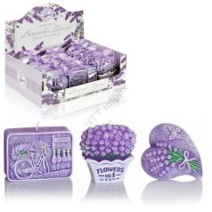 Díszgyertya Lavender Stories 12db/dob