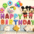 Happy birthday felirat,dekoráció