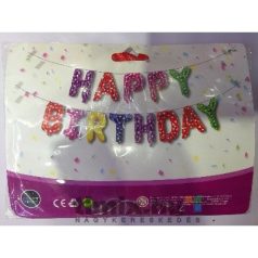 Happy birthday felirat,dekoráció