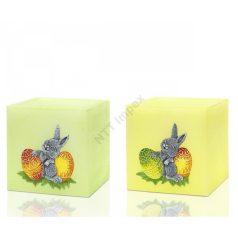 LAMPION Négyszögű 110X105mm Nyuszi Tojás