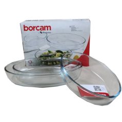 ÜVEG HŐÁLLÓ SÜTŐTÁL 3DB-OS 15027